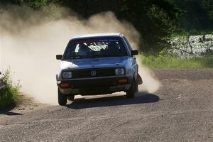 Heath Shively / Shanti Witt VW Golf on SS6, Camp 3 South.