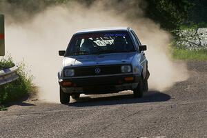 Heath Shively / Shanti Witt VW Golf on SS6, Camp 3 South.