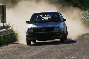 Heath Shively / Shanti Witt VW Golf on SS6, Camp 3 South.