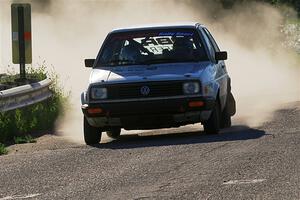 Heath Shively / Shanti Witt VW Golf on SS6, Camp 3 South.