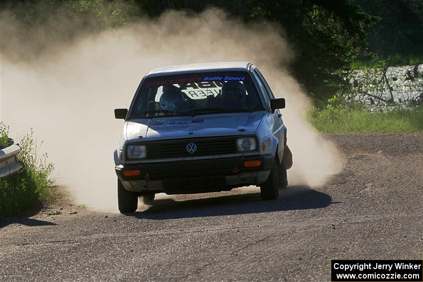 Heath Shively / Shanti Witt VW Golf on SS6, Camp 3 South.