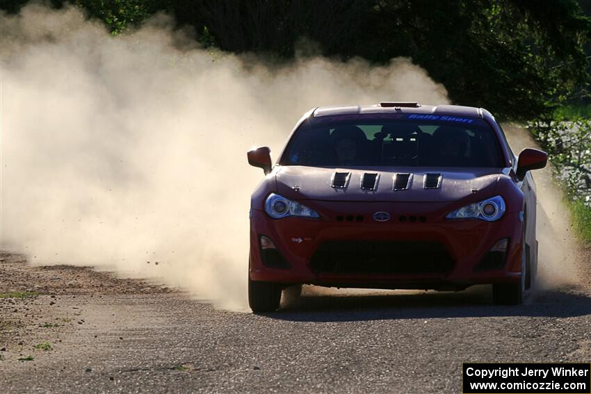 Eric Anderson / Taylor Haelterman Toyota FR-S on SS6, Camp 3 South.