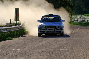 Elena Huizar / Julienne Ciacico BMW 325i on SS6, Camp 3 South.