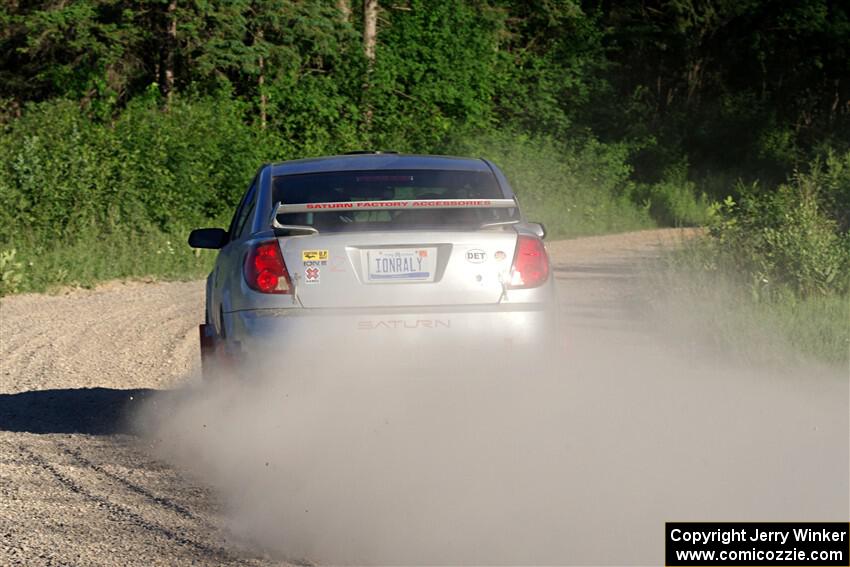 Gary Klein / Sam Strickhouser Saturn Ion Redline on SS6, Camp 3 South.