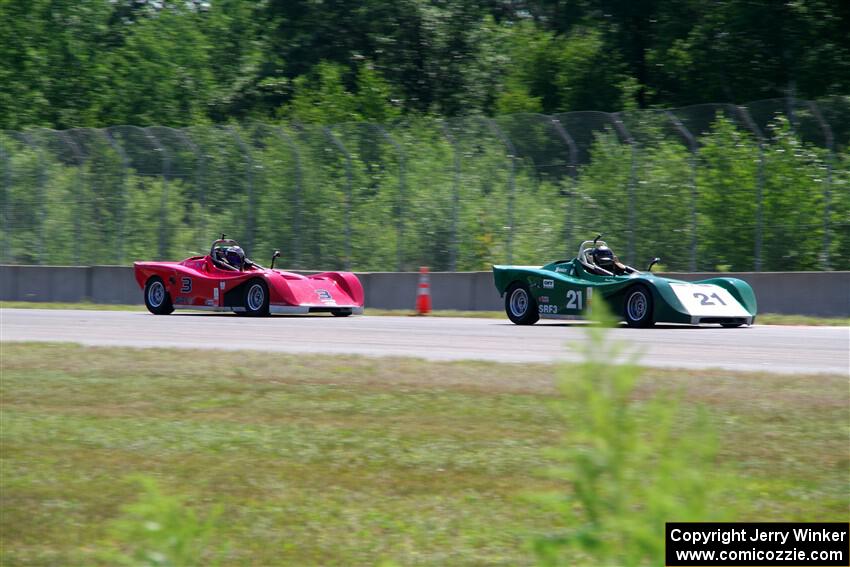 Steve DeRoche's and Ben Anderson's Spec Racer Ford 3s