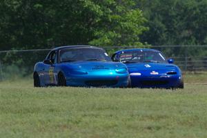 Rick Buan's and Luke Allen's Spec Miata Mazda Miatas