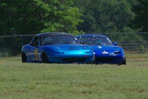 Rick Buan's and Luke Allen's Spec Miata Mazda Miatas