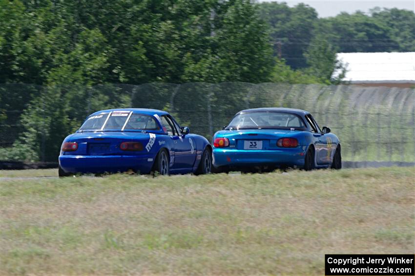 Rick Buan's and Luke Allen's Spec Miata Mazda Miatas