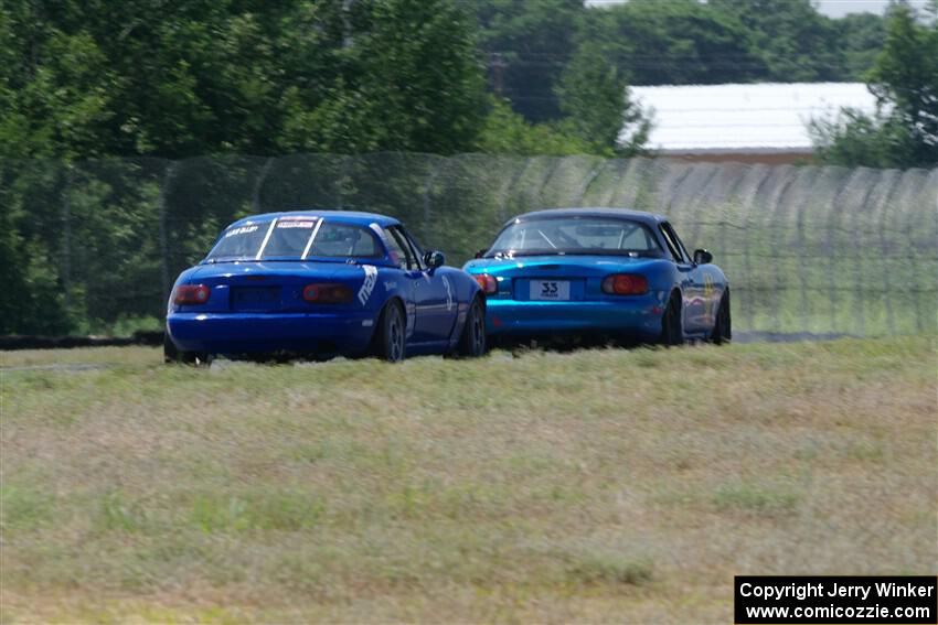 Rick Buan's and Luke Allen's Spec Miata Mazda Miatas