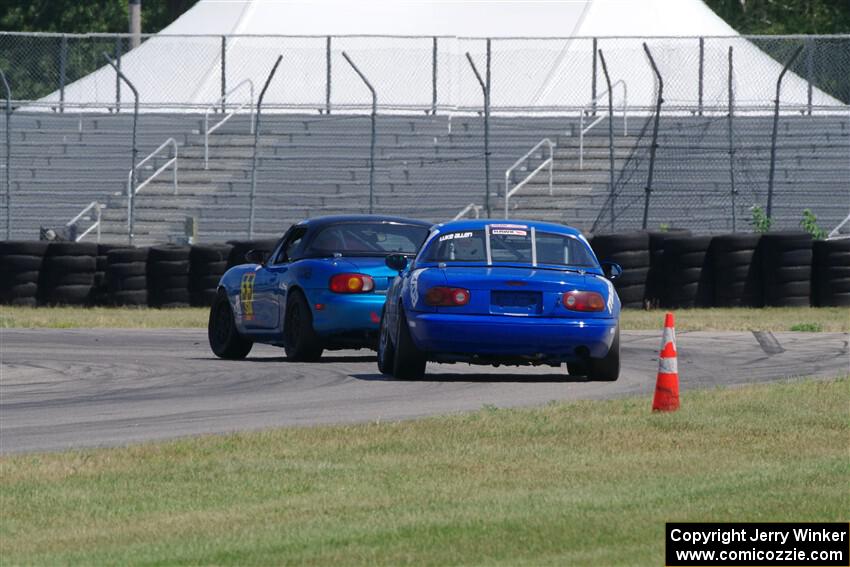 Rick Buan's and Luke Allen's Spec Miata Mazda Miatas
