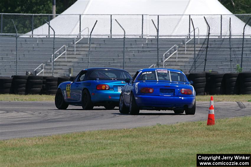 Rick Buan's and Luke Allen's Spec Miata Mazda Miatas