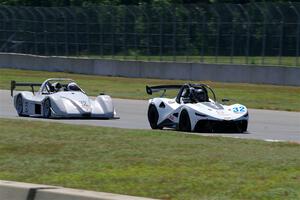 Garrett Taylor's RSR Rush SR and Joe Dehen's P2 Radical SR3 RS 1500