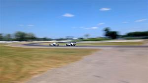 Alan Murray's Formula F Swift DB-1 and Garrett Taylor's RSR Rush SR