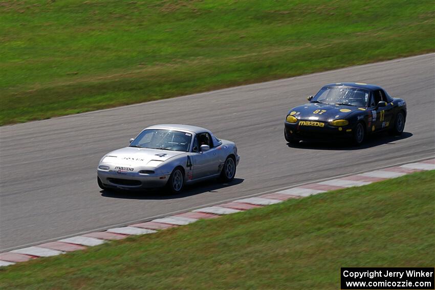 Tony Jones' and George Ellis' Spec Miata Mazda Miatas