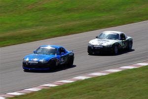 Kyle Greenhill's and Samantha Silver's Spec Miata Mazda Miatas