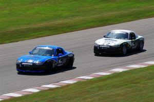 Kyle Greenhill's and Samantha Silver's Spec Miata Mazda Miatas