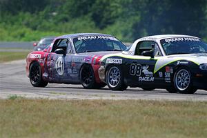 Samantha Silver's and Chris Craft's Spec Miata Mazda Miatas