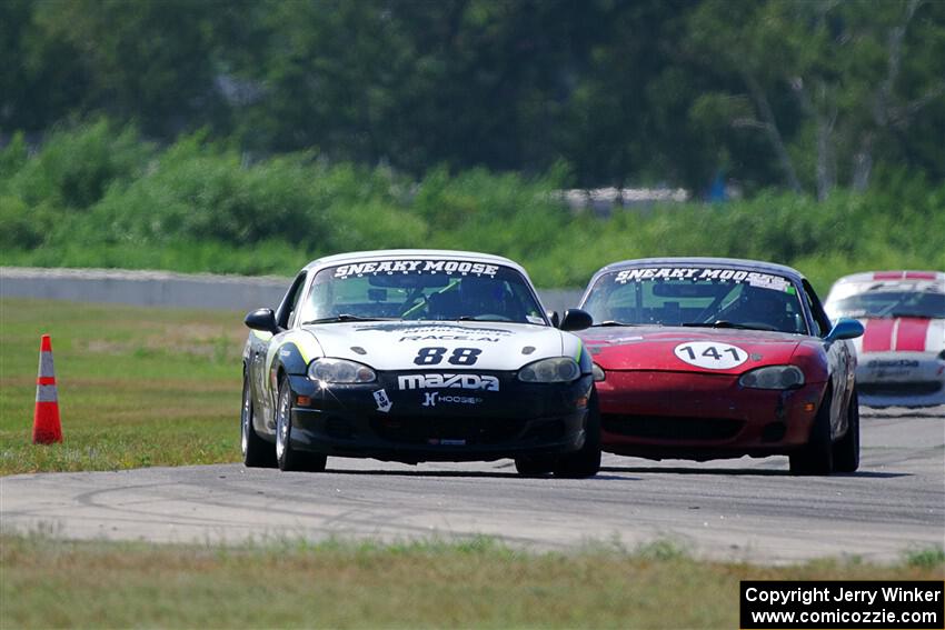 Samantha Silver's and Chris Craft's Spec Miata Mazda Miatas