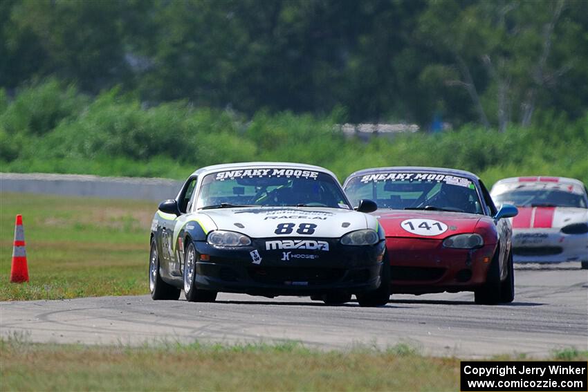 Samantha Silver's and Chris Craft's Spec Miata Mazda Miatas