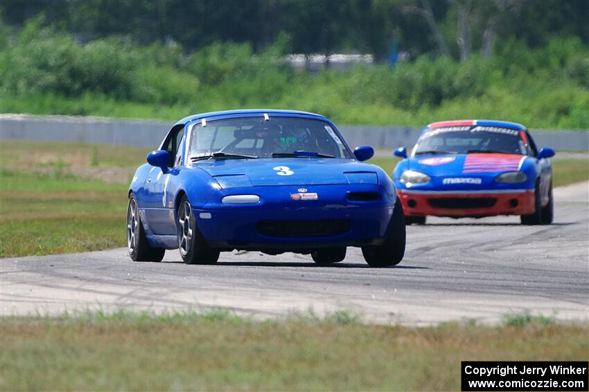 Luke Allen's and Bruce Allen's Spec Miata Mazda Miatas