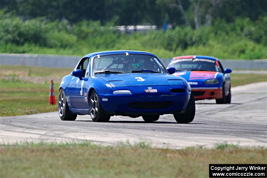Luke Allen's and Bruce Allen's Spec Miata Mazda Miatas