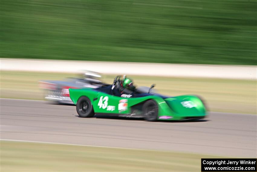Greg Eick's and Justin Elder's Spec Racer Ford 3s