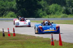 Maksim Belov's, Caleb Childs' and Reid Johnson's Spec Racer Ford 3s