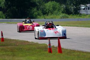 Caleb Childs' and Reid Johnson's Spec Racer Ford 3s
