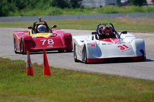 Caleb Childs' and Reid Johnson's Spec Racer Ford 3s