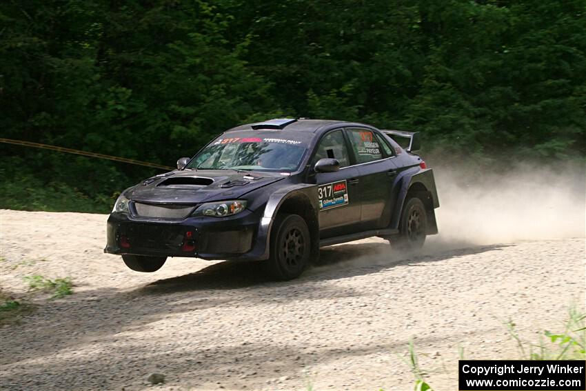 Daryl Bergen / Lorelai Payeur Subaru WRX STi on SS1, Crossroads I.