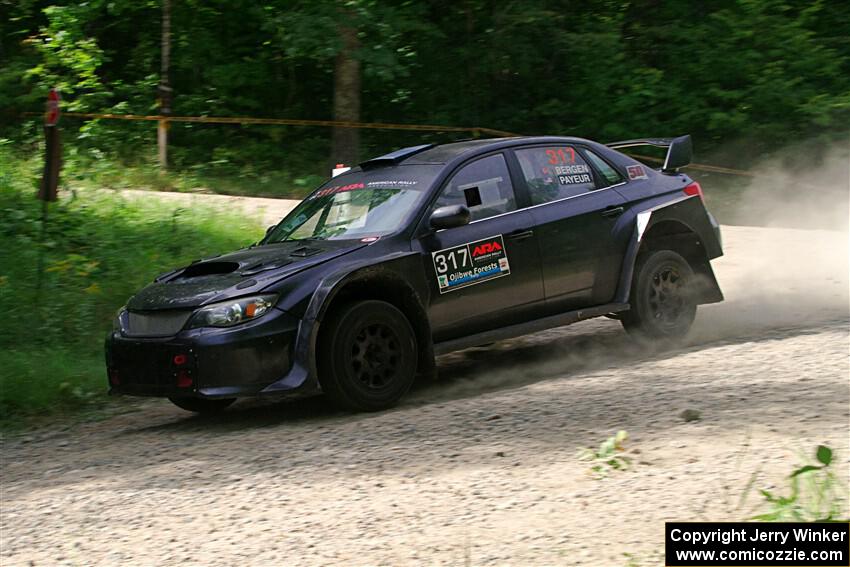 Daryl Bergen / Lorelai Payeur Subaru WRX STi on SS1, Crossroads I.