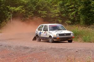Heath Shively / Morgan Engle VW Golf on SS2, Norway South I.