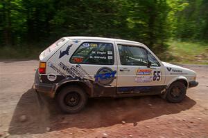 Heath Shively / Morgan Engle VW Golf on SS2, Norway South I.