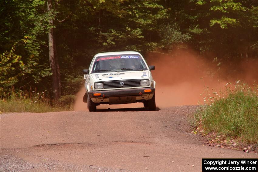 Heath Shively / Morgan Engle VW Golf on SS2, Norway South I.