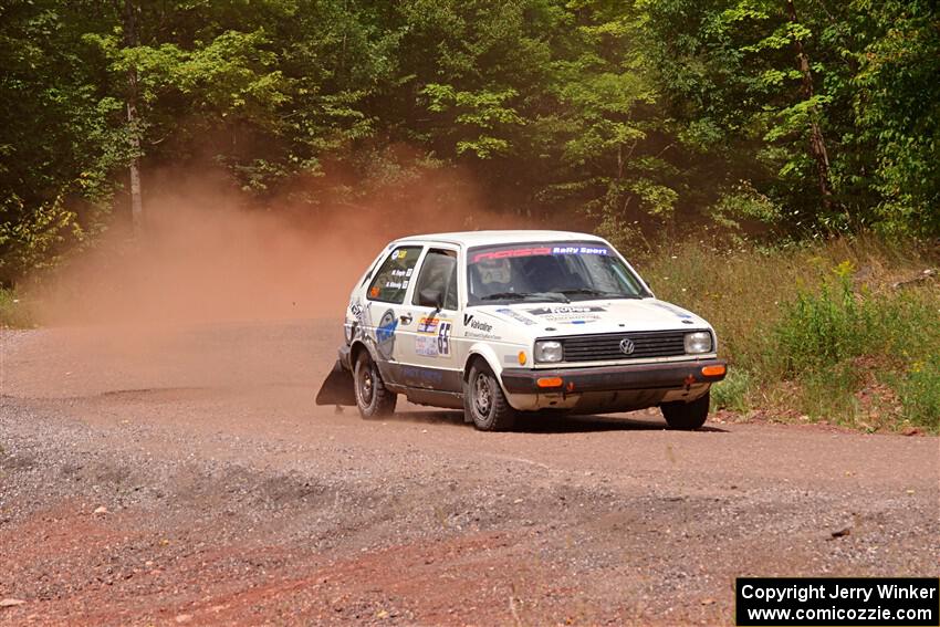 Heath Shively / Morgan Engle VW Golf on SS2, Norway South I.