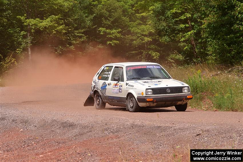 Heath Shively / Morgan Engle VW Golf on SS2, Norway South I.