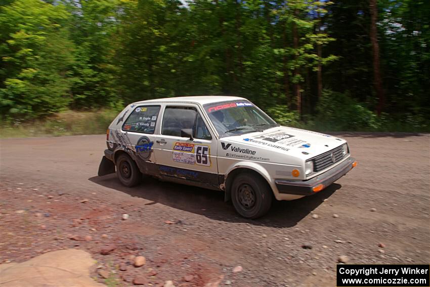 Heath Shively / Morgan Engle VW Golf on SS2, Norway South I.