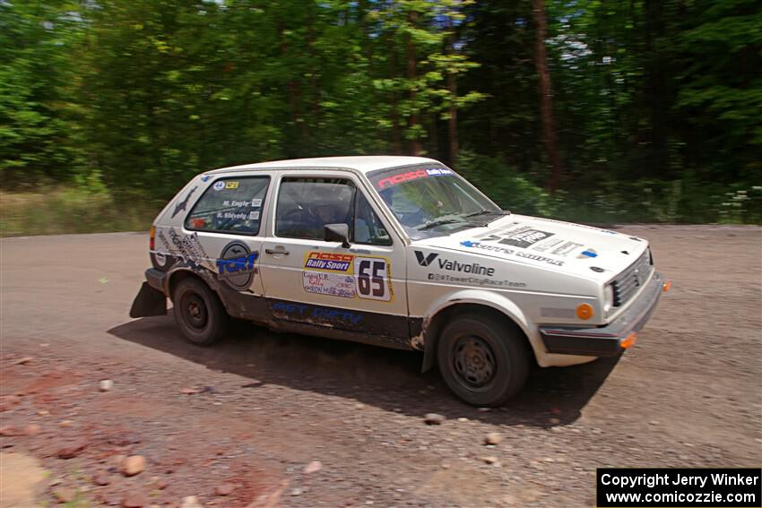 Heath Shively / Morgan Engle VW Golf on SS2, Norway South I.