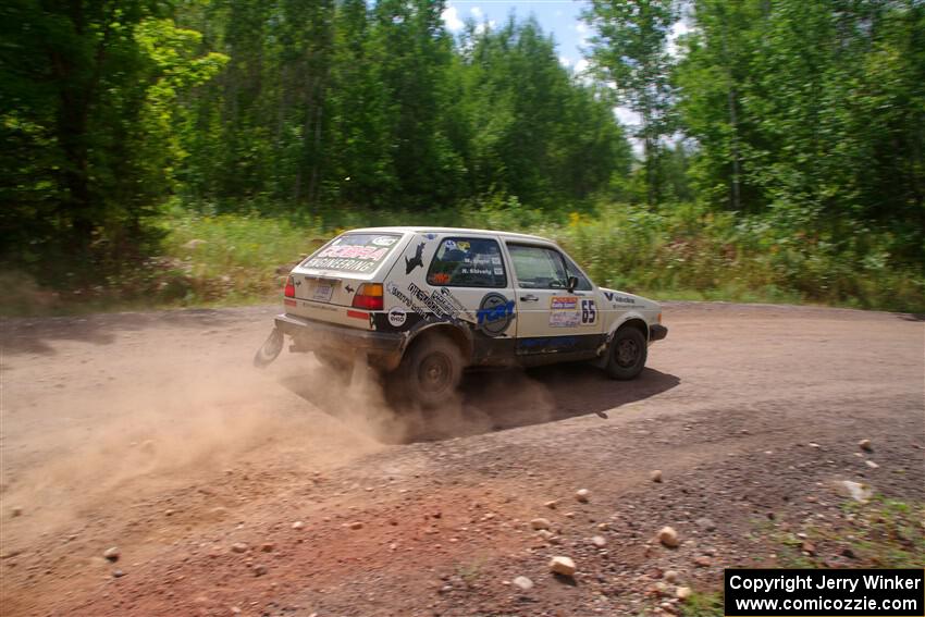 Heath Shively / Morgan Engle VW Golf on SS2, Norway South I.