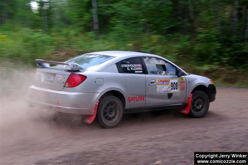 Gary Klein / Sam Strickhouser Saturn Ion Redline on SS2, Norway South I.