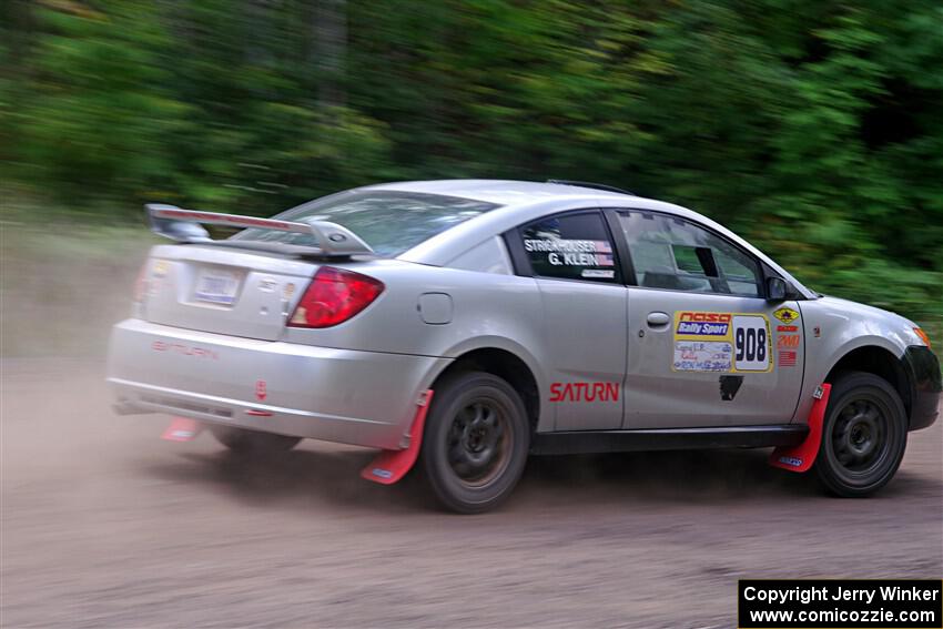 Gary Klein / Sam Strickhouser Saturn Ion Redline on SS2, Norway South I.