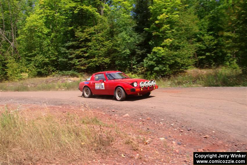 Colin Redner / Michael Claiborne Mazda RX-7 on SS2, Norway South I.