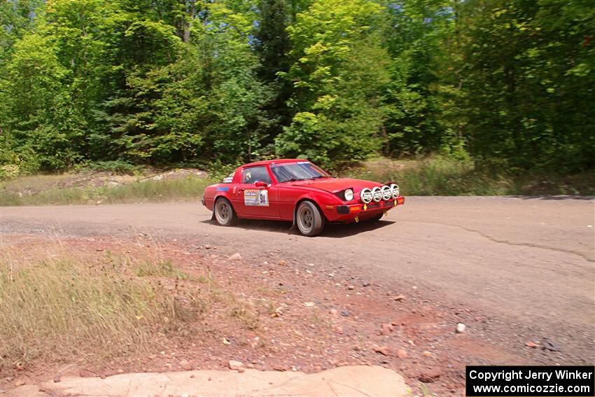 Colin Redner / Michael Claiborne Mazda RX-7 on SS2, Norway South I.