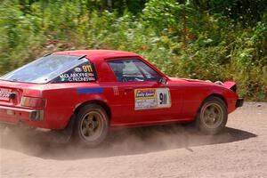 Colin Redner / Michael Claiborne Mazda RX-7 on SS2, Norway South I.