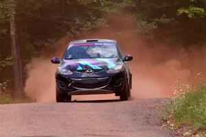 Matt Wolfe / Cray Dumeah Mazda 2 on SS2, Norway South I.