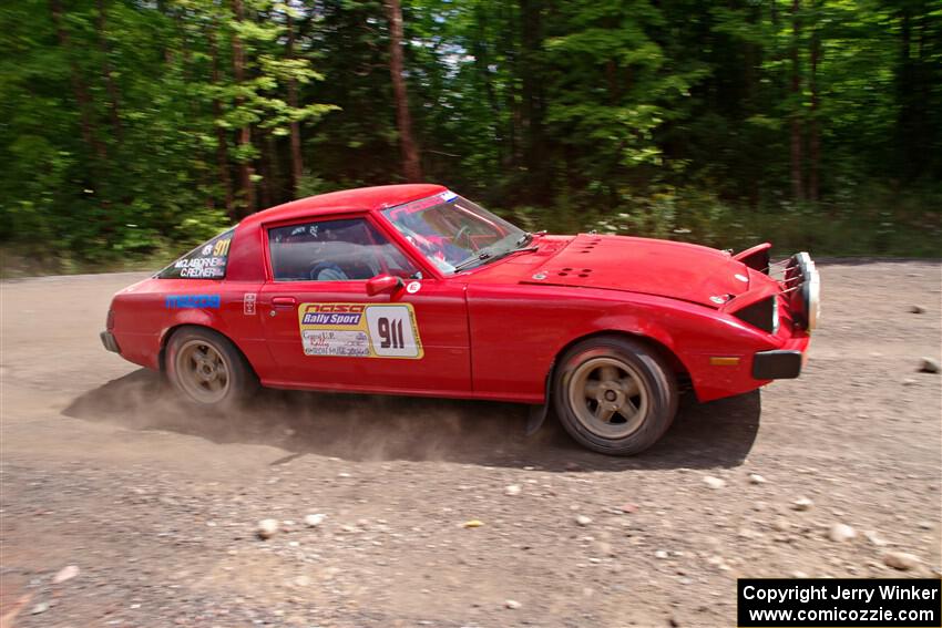 Colin Redner / Michael Claiborne Mazda RX-7 on SS2, Norway South I.