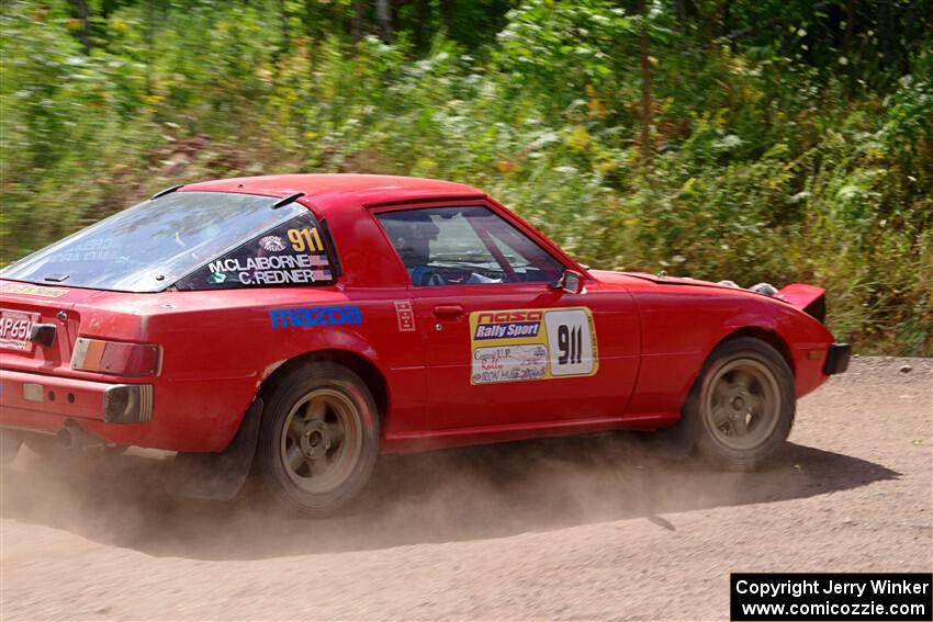 Colin Redner / Michael Claiborne Mazda RX-7 on SS2, Norway South I.