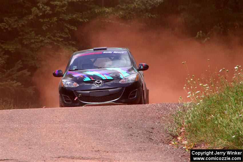 Matt Wolfe / Cray Dumeah Mazda 2 on SS2, Norway South I.