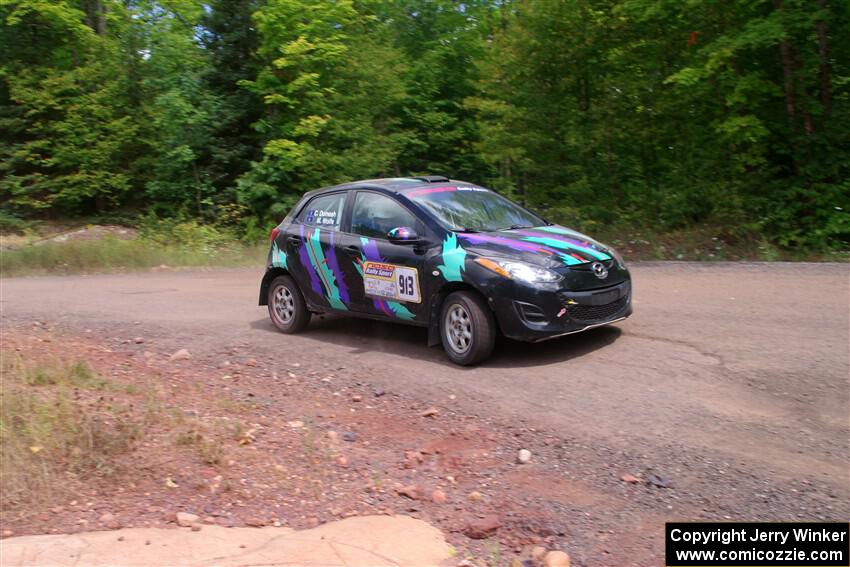 Matt Wolfe / Cray Dumeah Mazda 2 on SS2, Norway South I.