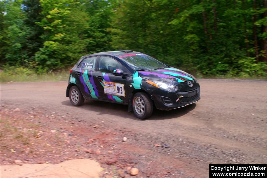 Matt Wolfe / Cray Dumeah Mazda 2 on SS2, Norway South I.
